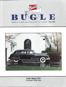THE BUICK BUGLE 1990 MAY - '42 MODEL 91F, '90 BOLERO CONCEPT 